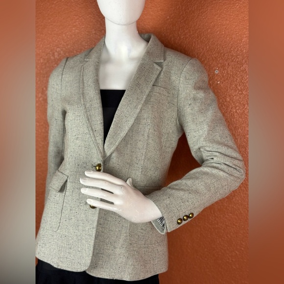 Banana Republic Tan Blazer Tailored Suit Jacket - Picture 3 of 16